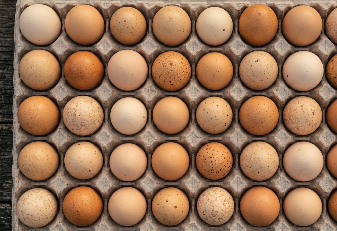 A full tray of thirty desi eggs